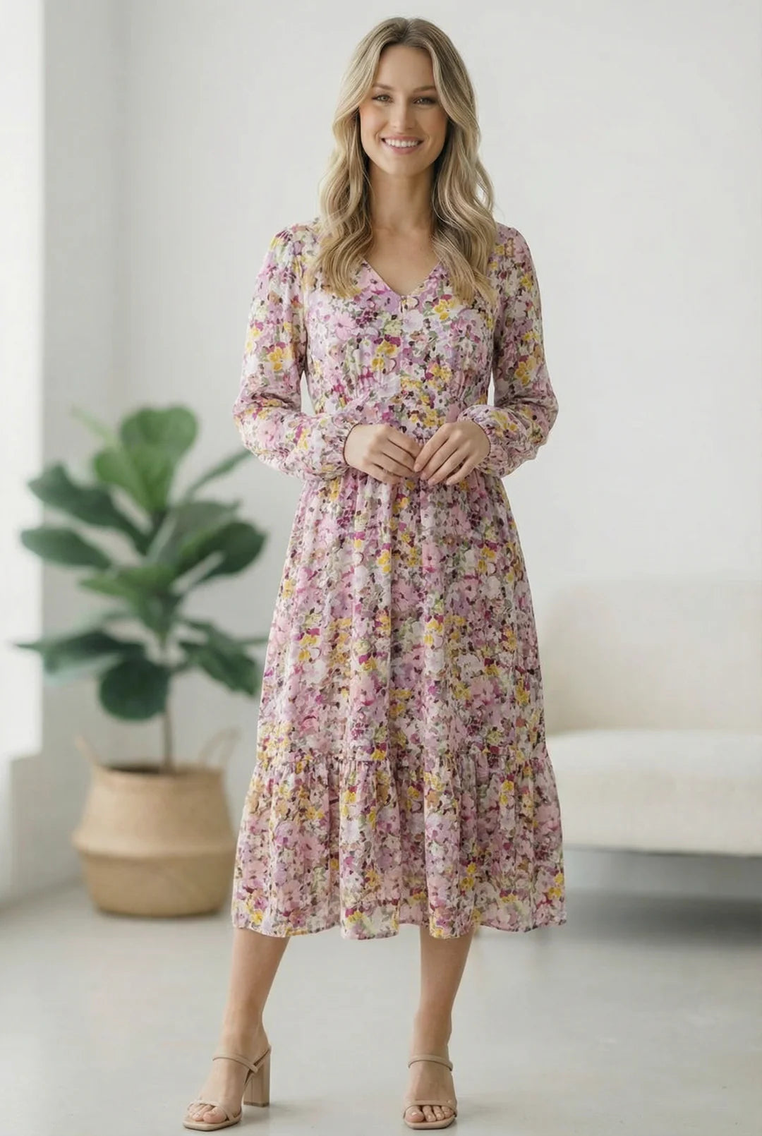 Floral Midi Dress