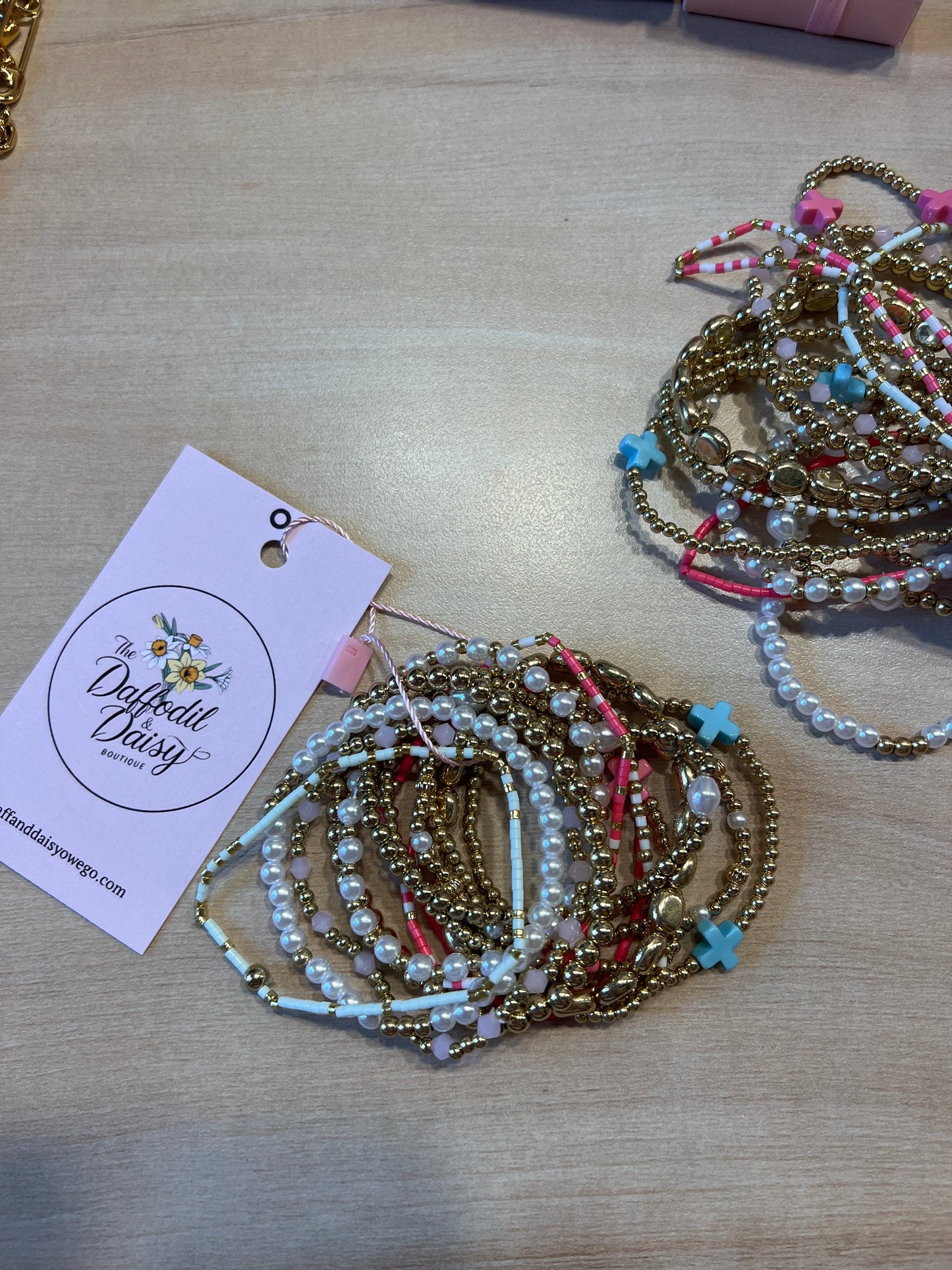 Cotton Candy Bracelet Stack
