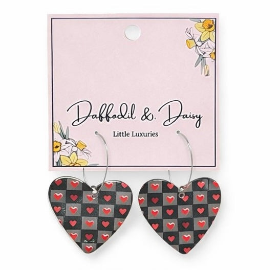 Valentine's Day Acrylic Earrings