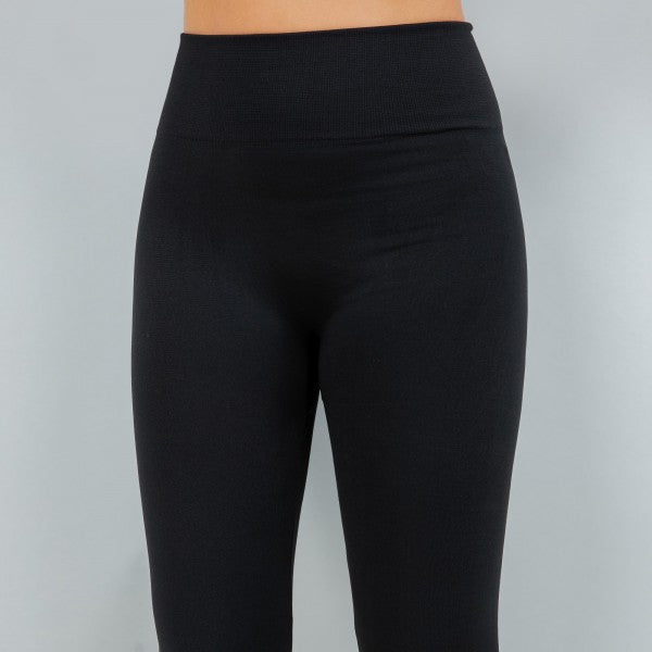 Fleece lined leggings plus size