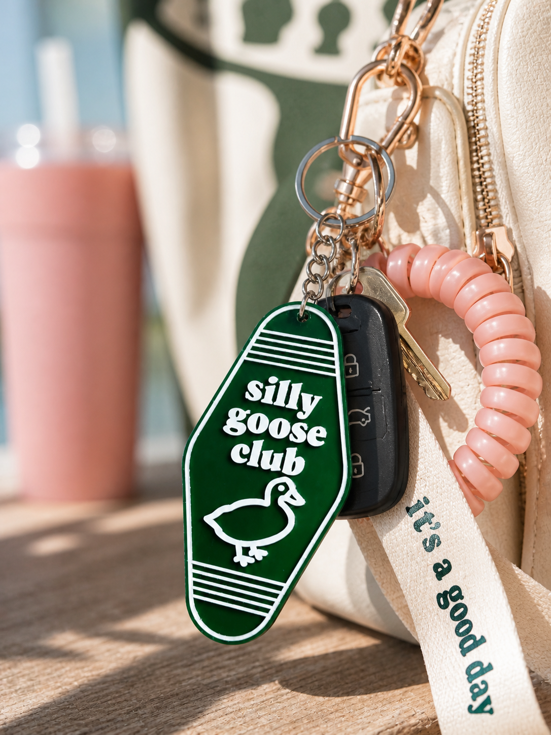 Silly Goose Club Acrylic Keychain
