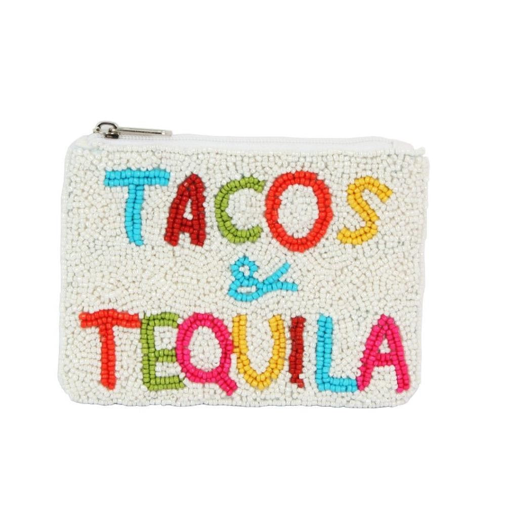 Tacos & Tequila beaded bag