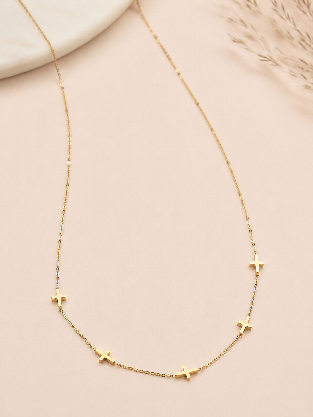 Dainty cross Chain Necklace