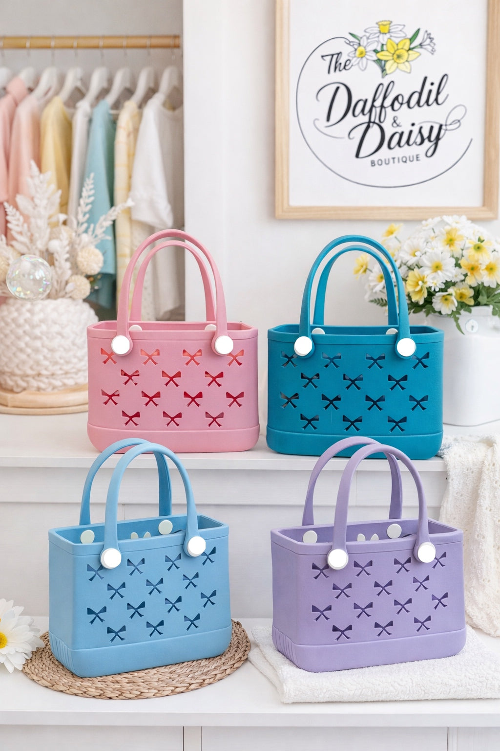 Bow Detail Mini EVA Bag