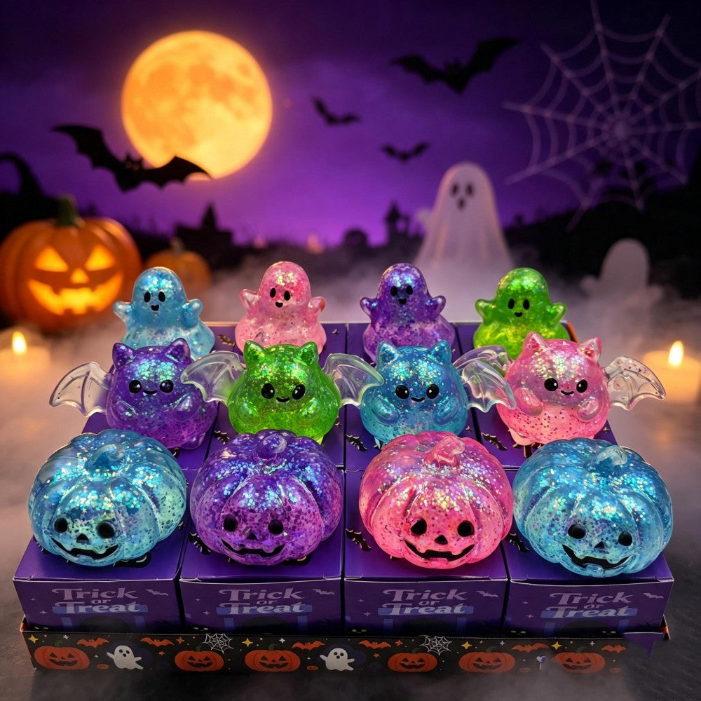 Halloween Glitter Squishies