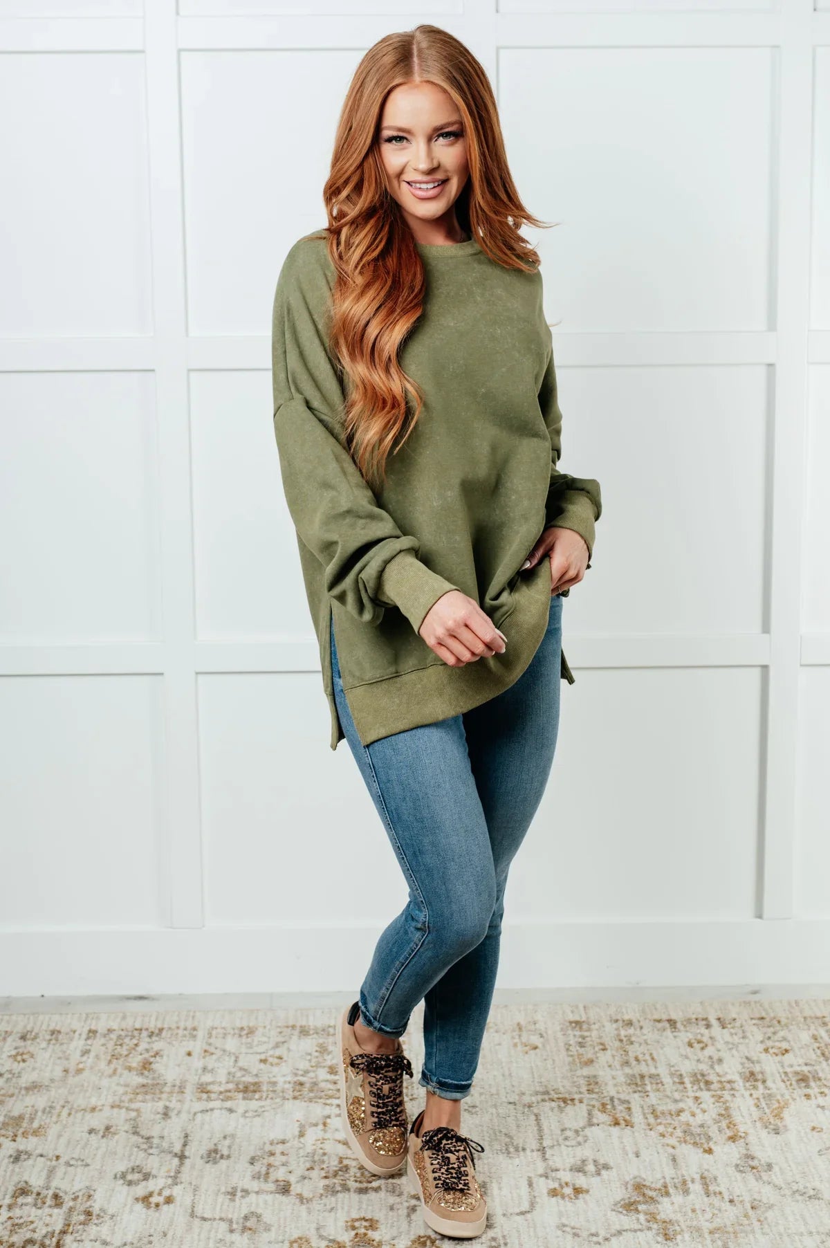 Lucky lady French Terry Pullover