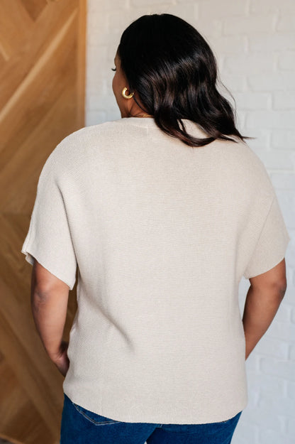 Dolman Sleeve Top in Taupe