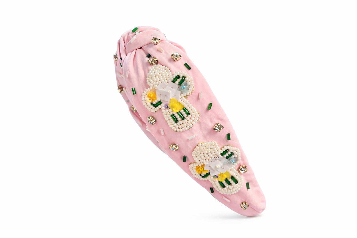 Easter Headband - pink crosses