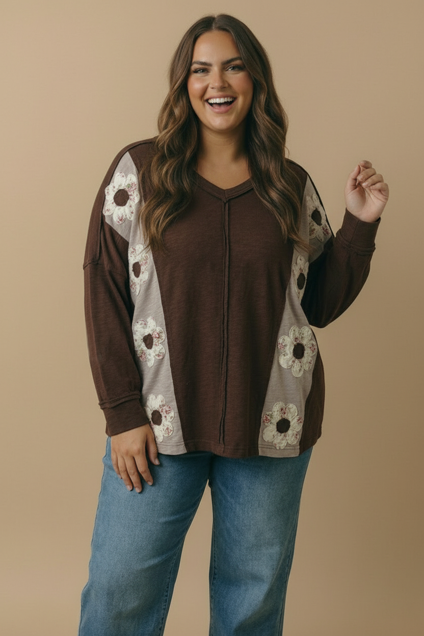 Wildflower Oversized Knit Top