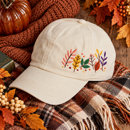 Fall Leaves Baseball Cap