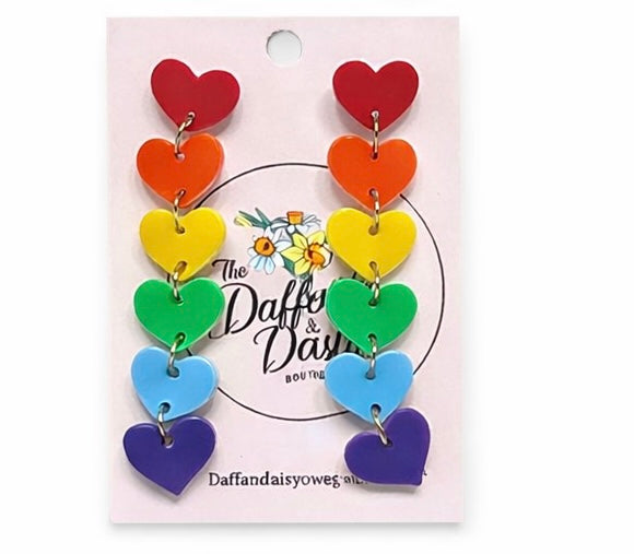 Valentine's Day Acrylic Earrings