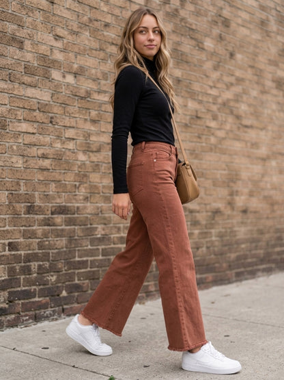 Leaf peeping High Waist Jeans