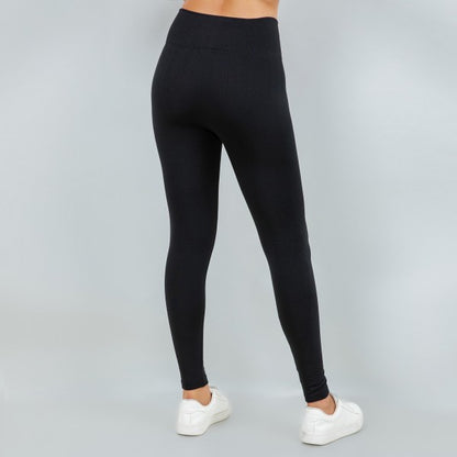Fleece lined leggings plus size