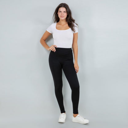 Fleece lined leggings plus size