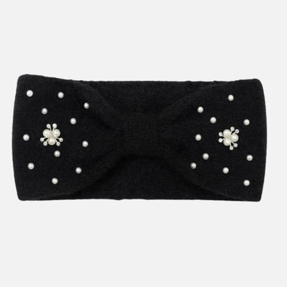 fuzzy Knit Pearl Ear warmer