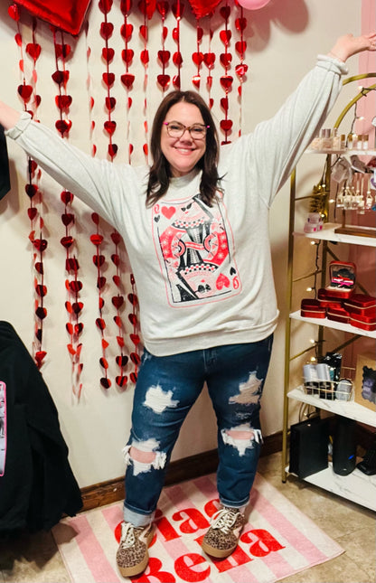Queen Of Hearts Crewneck - Pre Order