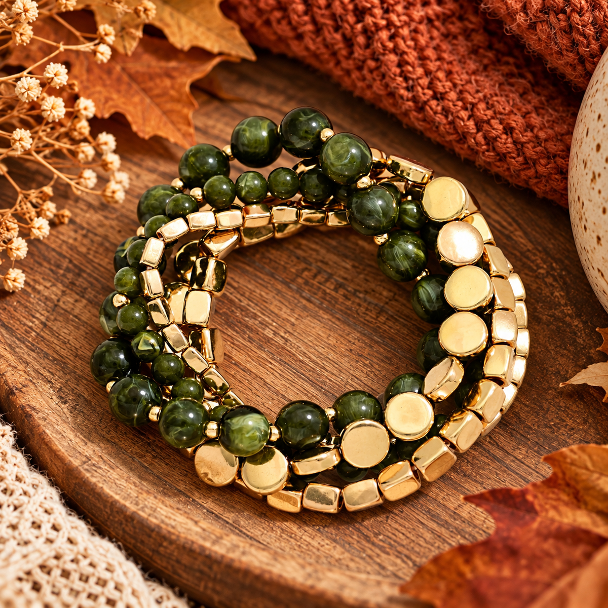 Fall Bracelet Stack