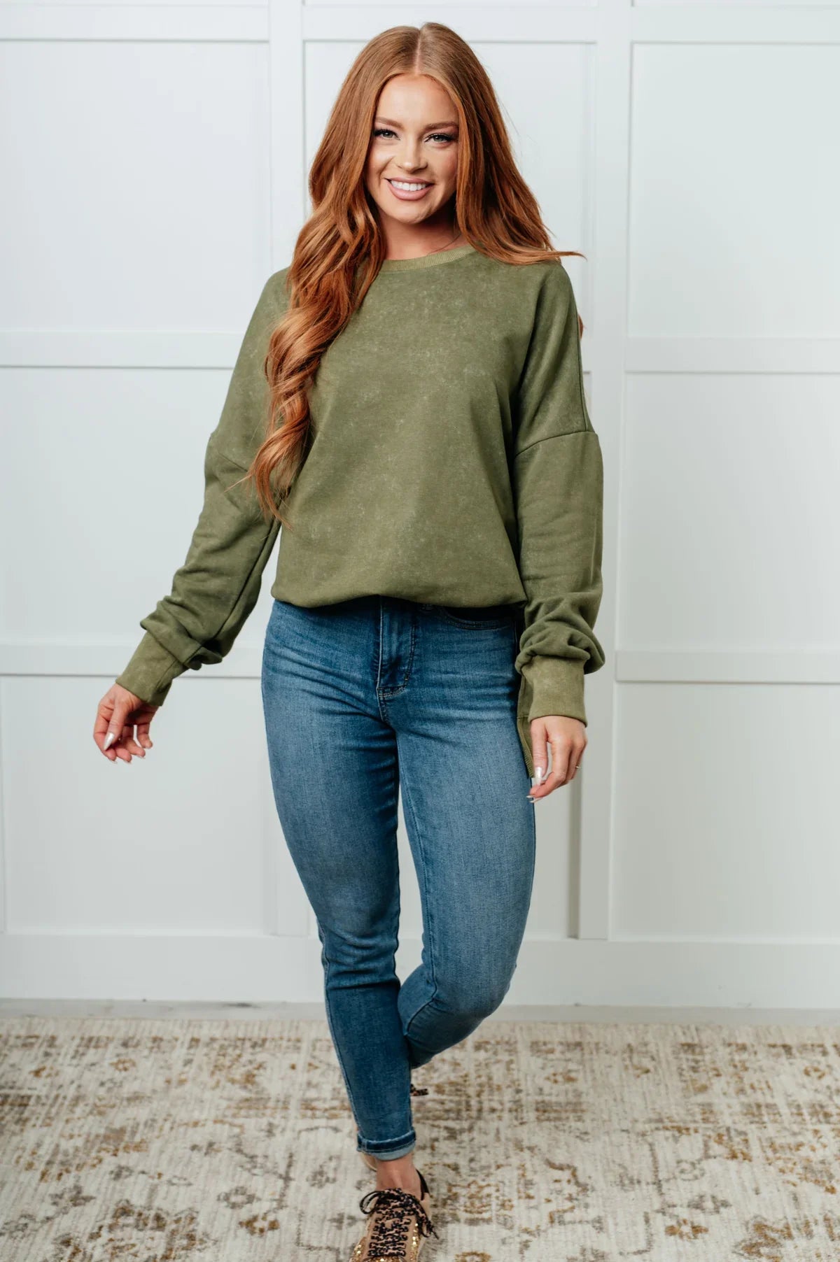 Lucky lady French Terry Pullover