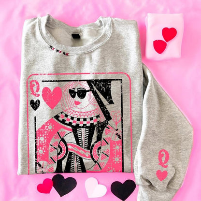 Queen Of Hearts Crewneck - Pre Order