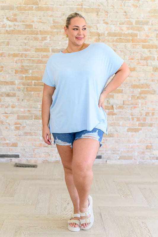 Every Day tee in Sky Blue