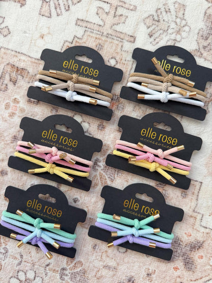 Spring Hair Tie Trio
