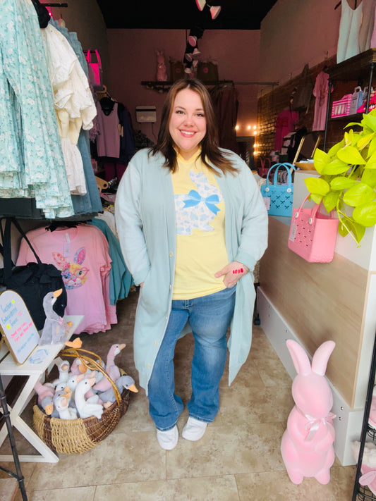 Desi Sweatshirt Cardi - Sage