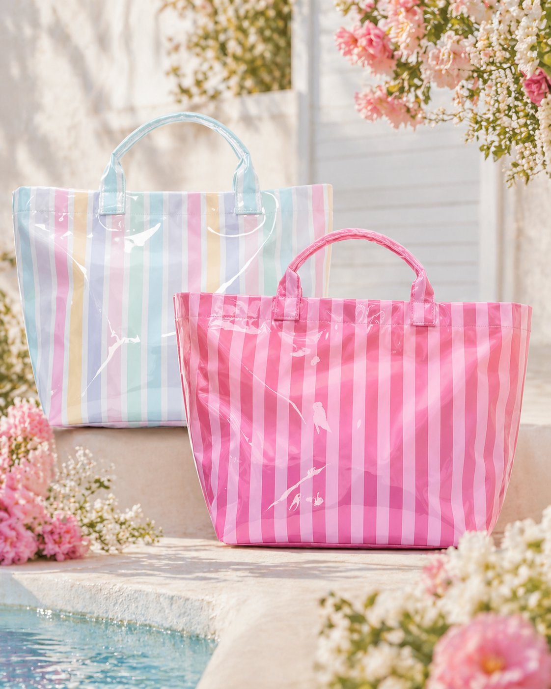 Stripe Jelly Tote