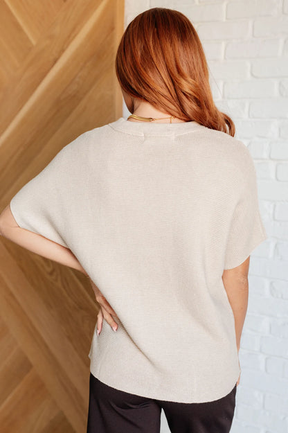 Dolman Sleeve Top in Taupe