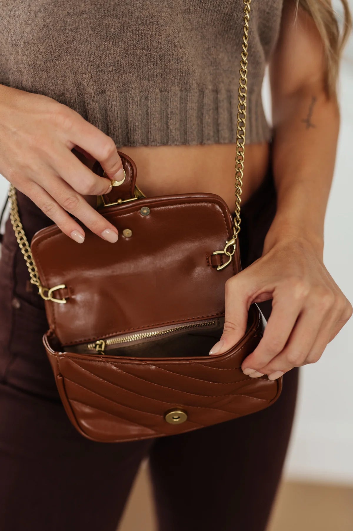 Classic Beauty Quilted Clutch