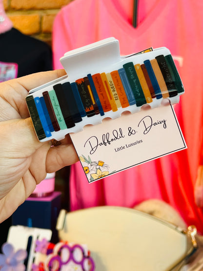 All Booked Claw Clip