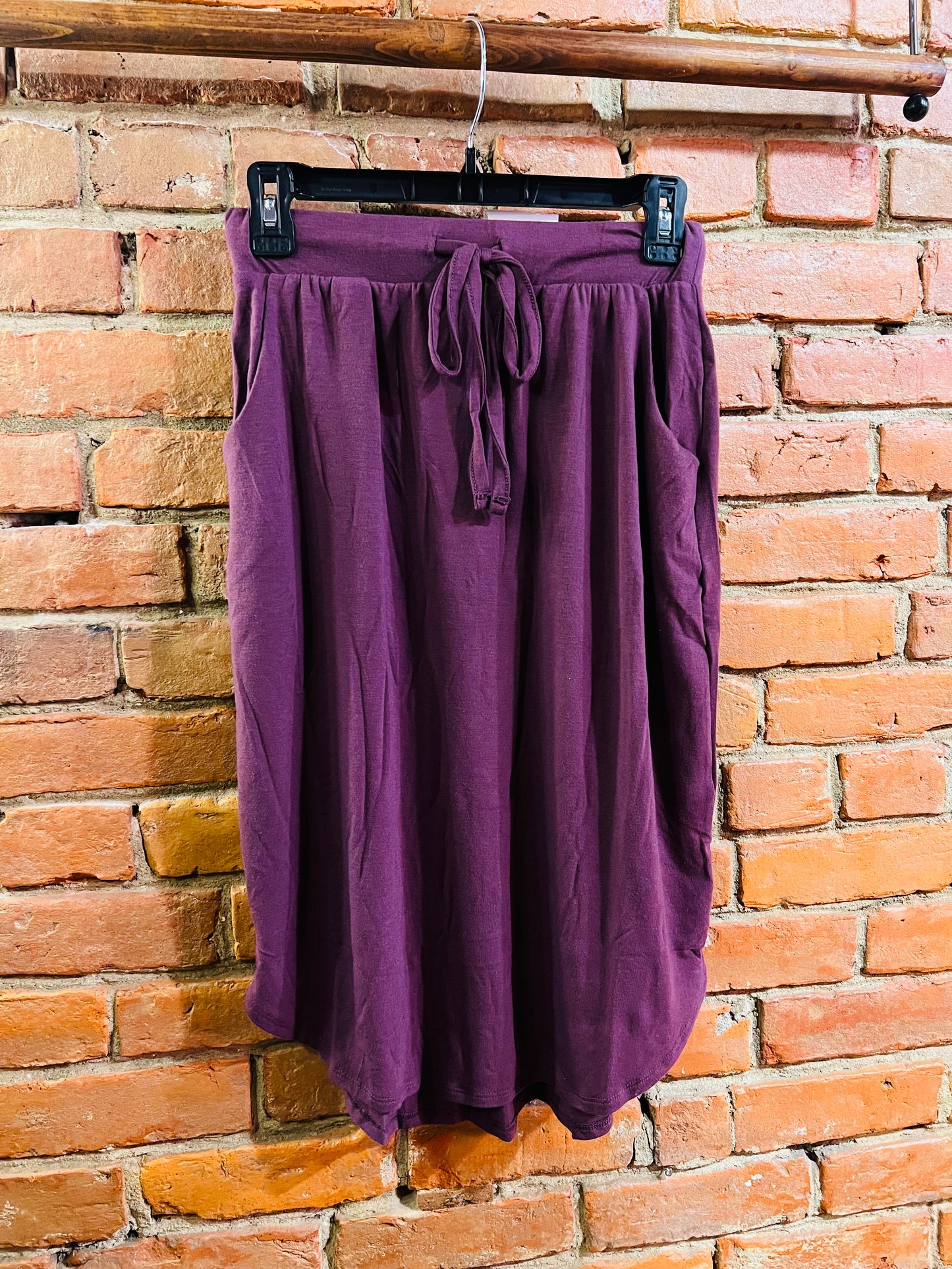 Weekend Ready Skirt - Eggplant