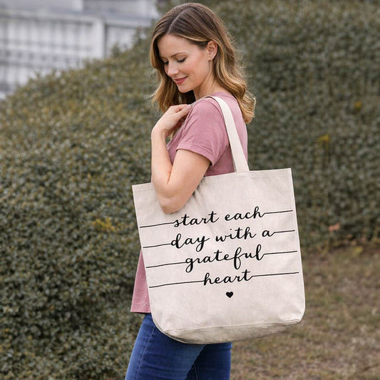 Grateful Heart Tote Bag