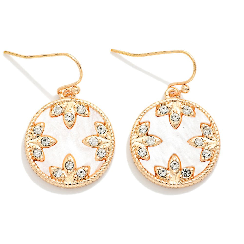 Pearlescent Floral Earrings