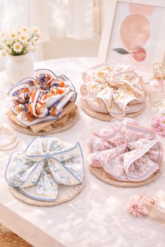 Double Ruffle Scrunchie