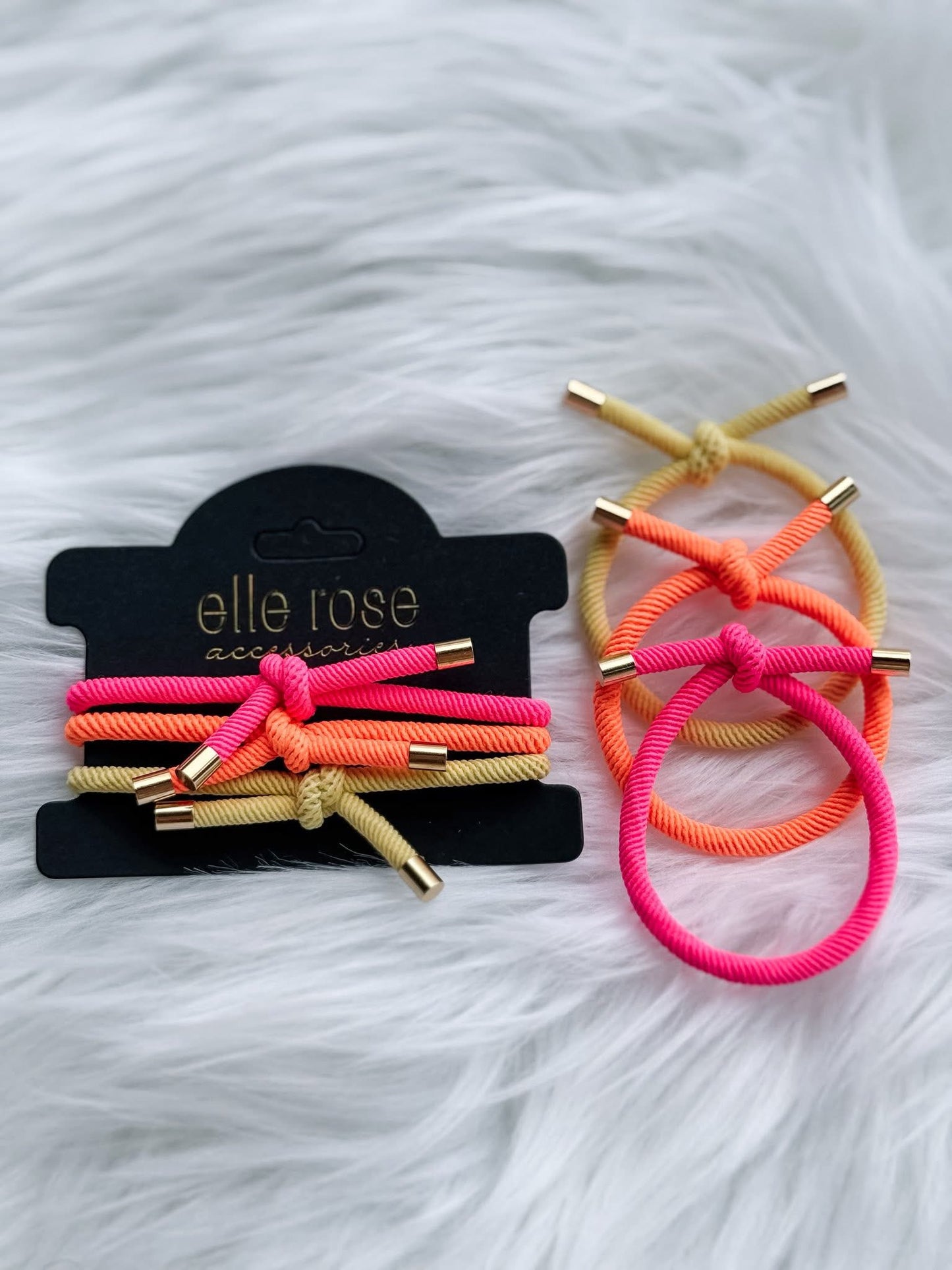 Neon Hair Tie Trio