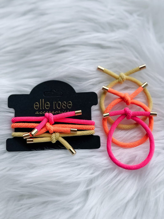 Neon Hair Tie Trio