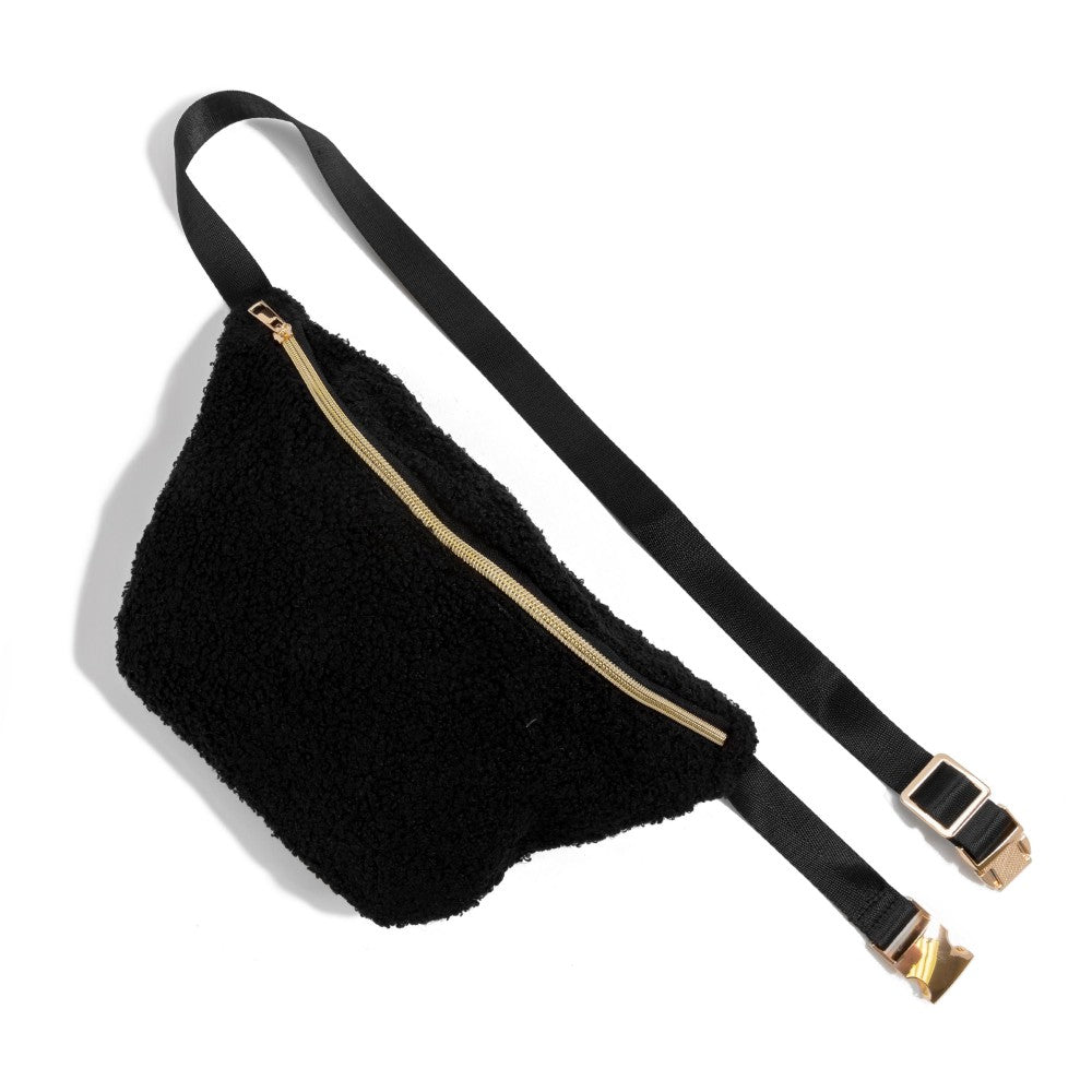 Sherpa Fanny Pack With Gold Hardware
