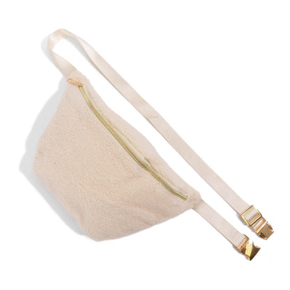 Sherpa Fanny Pack With Gold Hardware