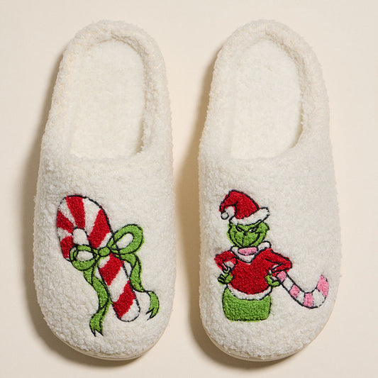 Grinch Slippers Adult