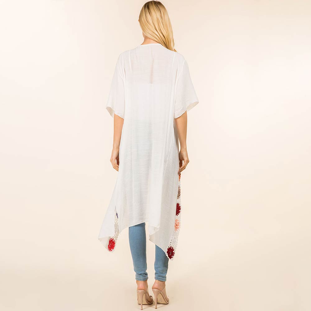 Crochet Trim Kimono