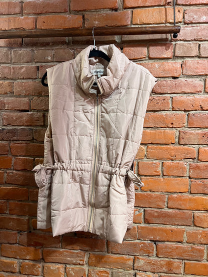 Warm Meadow Quilted Vest – Tan