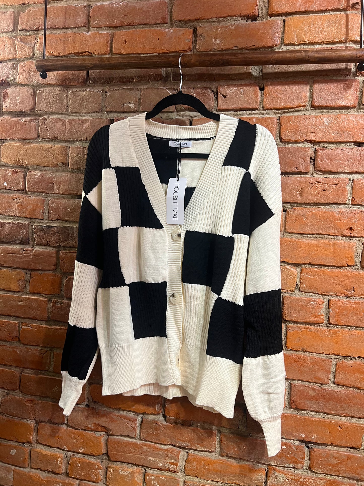 Sunday Stroll Check Cardigan