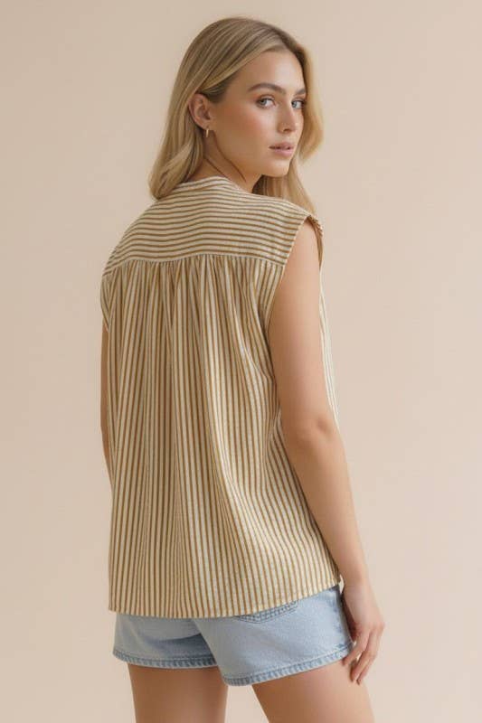 Golden Stripe Blouse