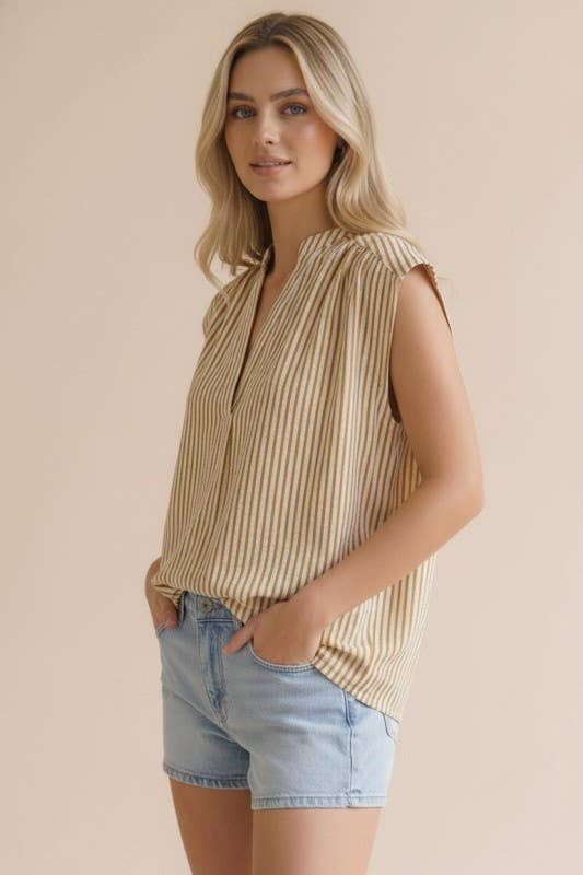 Golden Stripe Blouse