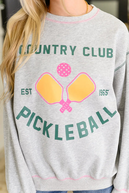 Country Club Pickleball Sweatshirt