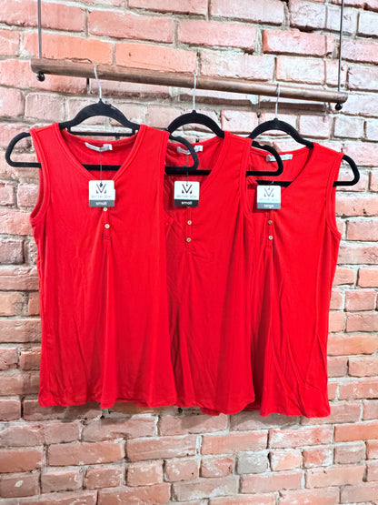 DEAL OF THE DAY - Ribbed Henley Tank