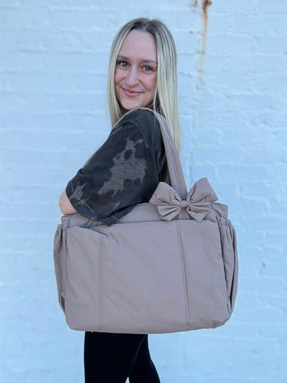 Bow tote Bag