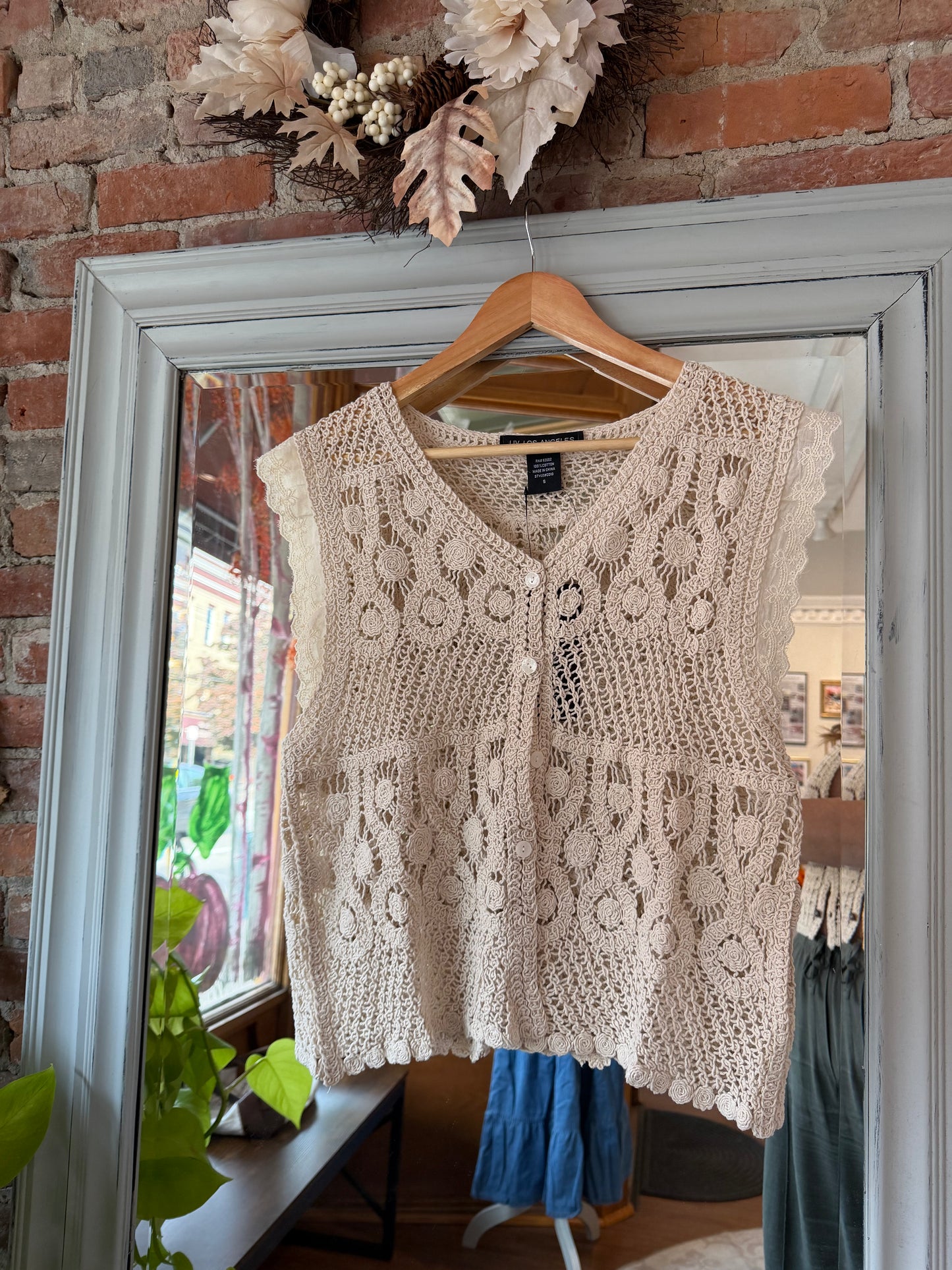 Golden Hour Crochet Vest