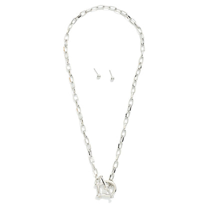 Toggle Clasp Necklace