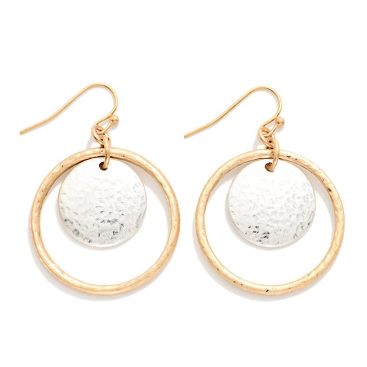 Nesting Circle Drop Earrings